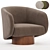  Modern Swivel Armchair Collection 3D model small image 1