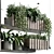 Modern Hanging Box Potted Plants 3D model small image 4