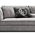 Modern Italian Modular Sofa Clivio 3D model small image 5