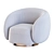 Elegant Swivel Chair Brice Eichholtz 3D model small image 5