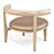 Baxter Himba Mini Armchair 3D model small image 4