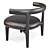 Baxter Himba Mini Armchair 3D model small image 5