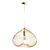 Industrial Gold Metal Pendant Light 3D model small image 1