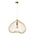 Industrial Gold Metal Pendant Light 3D model small image 2