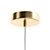 Industrial Gold Metal Pendant Light 3D model small image 3