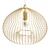 Industrial Gold Metal Pendant Light 3D model small image 4