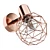 Geometric Copper Wall Sconces 3D model small image 4