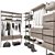 Modern Modular Wardrobe Composition 3D model small image 2