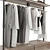 Modern Modular Wardrobe Composition 3D model small image 3