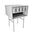 Mid-Century Chic Oak Desk 3D model small image 6