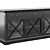 Handcrafted Black MDF Console 3D model small image 2