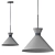 Sleek Conoid Pendant Light 3D model small image 2