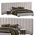 Sleek Modern RH Modena Bed 3D model small image 3