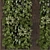 Wooden Base Vertical Garden Set 3D model small image 4