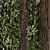 Wooden Base Vertical Garden Set 3D model small image 5