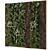 Wooden Base Vertical Garden Set 3D model small image 6