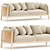 Yak Sofa DePadova Elegant 3-seater 3D model small image 3