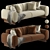 Luxury Modern Leigh Sofa Model 3D model small image 1