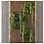 Wooden Base Vertical Garden Set 3D model small image 2