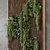 Wooden Base Vertical Garden Set 3D model small image 3