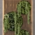 Wooden Base Vertical Garden Set 3D model small image 4