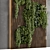 Wooden Base Vertical Garden Set 3D model small image 5