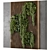 Wooden Base Vertical Garden Set 3D model small image 6