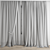 Polygonal Curtain Model Set 3D model small image 3