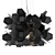 Postmodern Ceiling Chandelier Hydrangea 3D model small image 2