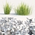 Oleander Grass Garden Model_RENDER_READY 3D model small image 7