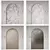 Stone & Metal Arch Set 3D model small image 6