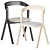 Stylish Miniforms Diverge Chair 3D model small image 1