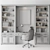 Modern Home Office Furniture Set 3D model small image 4