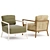 Chic Nube Carlton Armchair 3D model small image 1