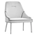 Contemporary Lounge Chair Model 3D model small image 1