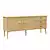 Modern Oak and Brass Sideboard 3D model small image 3