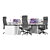 Office Workspace Set with Mac 3D model small image 4