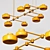 Modern Elegant Alexis P Chandelier 3D model small image 2