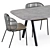 Kodo Dining Set: Chair & Table 3D model small image 2