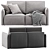 Olen Mini Sofa | Two Color Variants 3D model small image 2