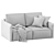 Olen Mini Sofa | Two Color Variants 3D model small image 5