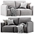 Olen Mini Sofa | Two Color Variants 3D model small image 7