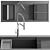 Milanello Kitchen Sink 3D model small image 1