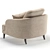Modern Armchair MASCOT Trio Collection 3D model small image 4