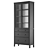 IKEA HEMNES Glass Door Cabinet 3D model small image 2