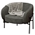 Modern Rimo Armchair: Corona Render 3D model small image 3