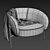 Modern Rimo Armchair: Corona Render 3D model small image 4