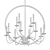 Luxury Modern Farmhouse Chandelier 3D model small image 2