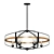 Elegant Kirkland 6-Light Chandelier 3D model small image 1