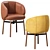 Modern Upholstered Chair Vuelta FD 3D model small image 3